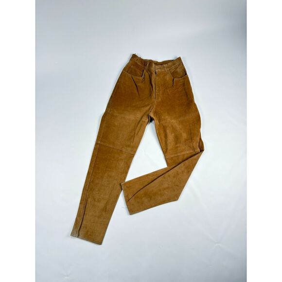 Lauren Ralph Lauren Pants - Vintage 90s Ralph Lauren Womens Leather Riding Pants | Size 8 | Brown Equestrian